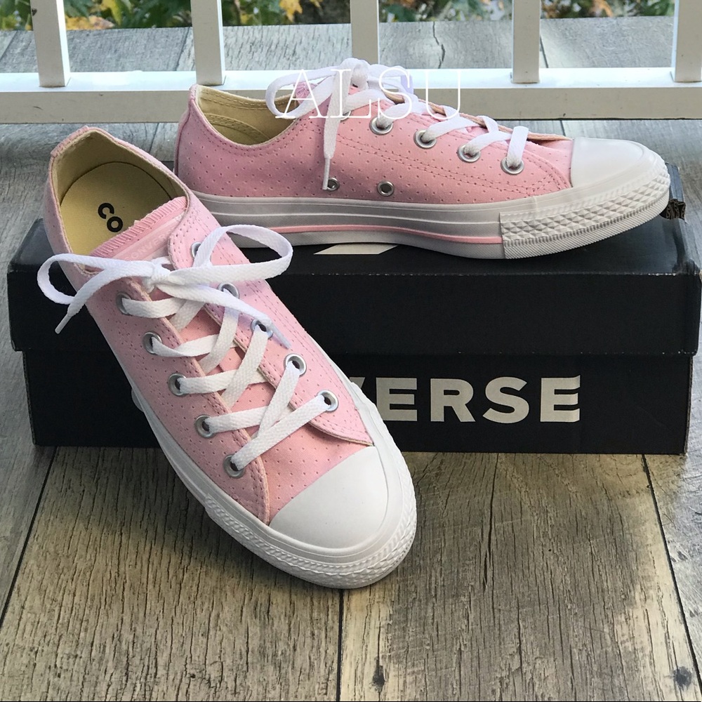 NWT Converse Ctas OX Cherry 🍒 Blossom W AUTHENTIC - Picture 3 of 8